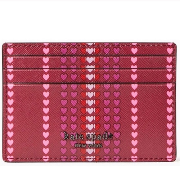 NEW KATE SPADE CARD HOLDER HEARTS - Picture 5 of 5